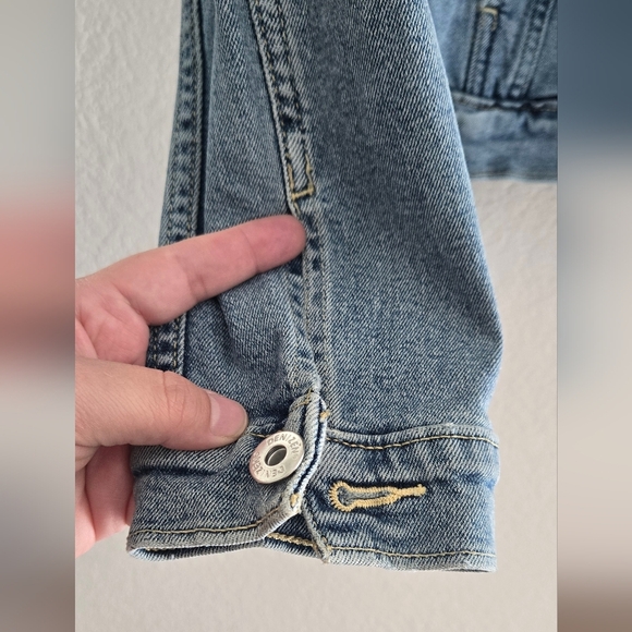 Denizen from Levi's Women's Blue Denim Jacket Sz XL - Picture 4 of 10